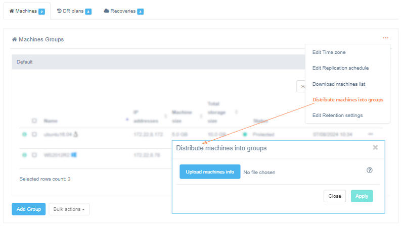 cp create group from file