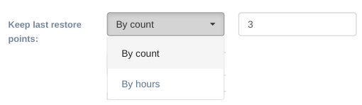 cp edit retention dialog combo