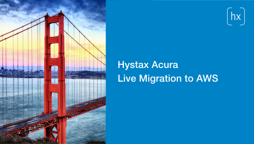Hystax Acura Live Migration to AWS