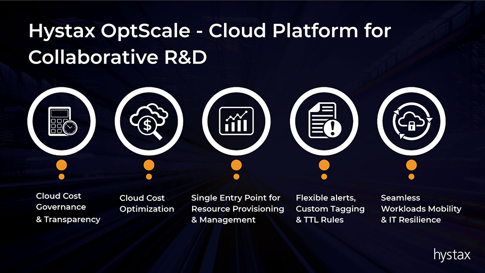 Hystax OptScale - cloud platform for collaborative R&D