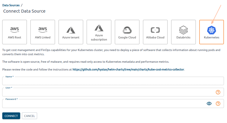 Kubernetes source OptScale